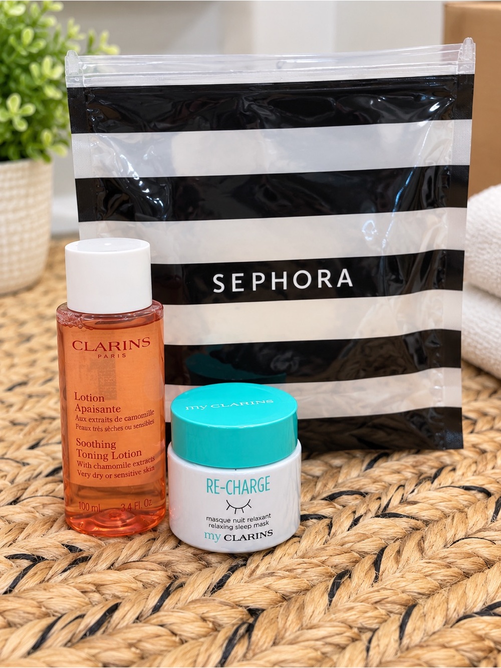 Clarins Nighttime Hydration Duo Bundle